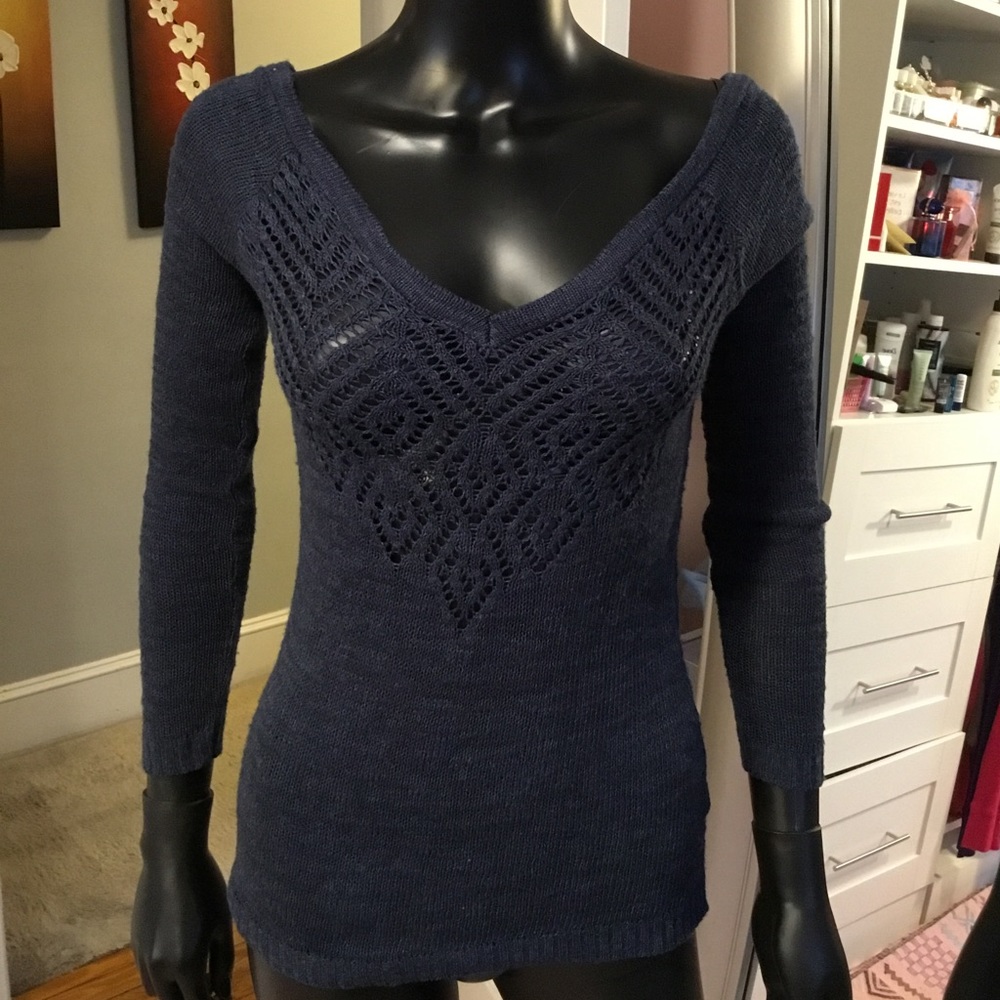 Blue sweater size small